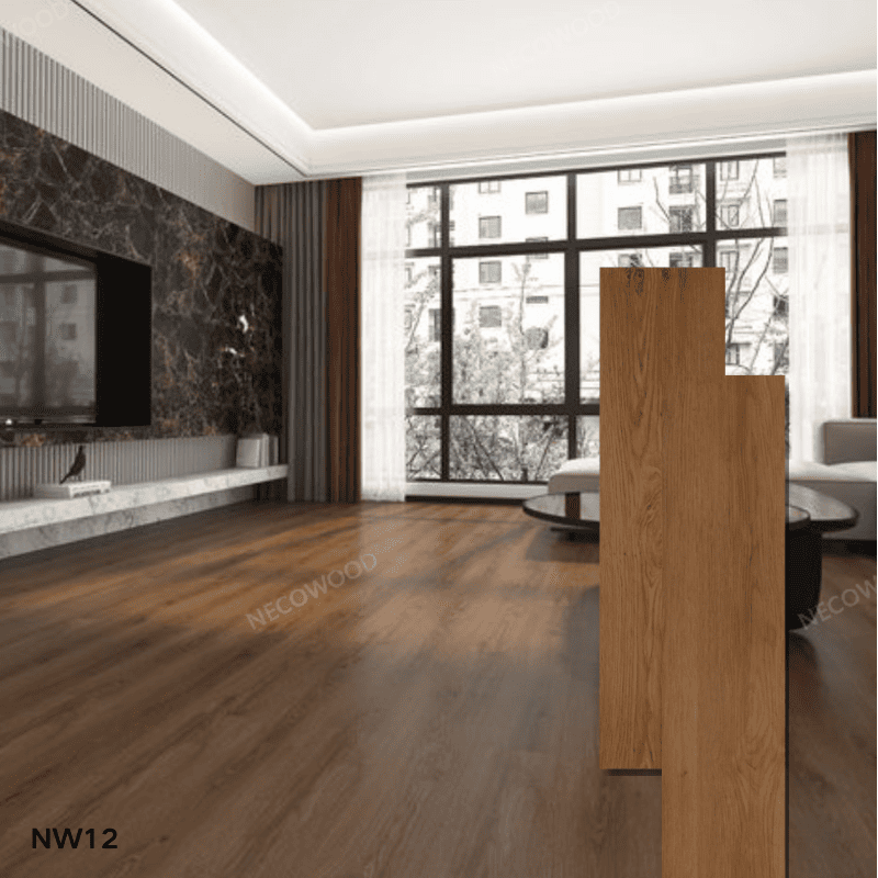Anti-Slip Scratch-Resistant Easy Clean Spc Flooring