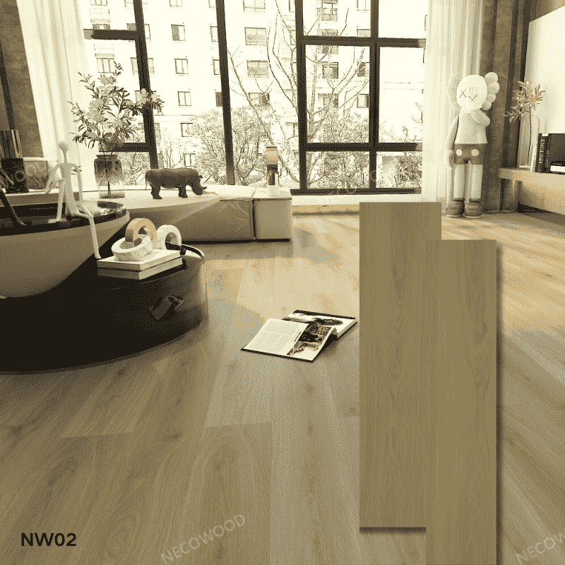 Matte Anti-Slip Click Lock Spc Flooring