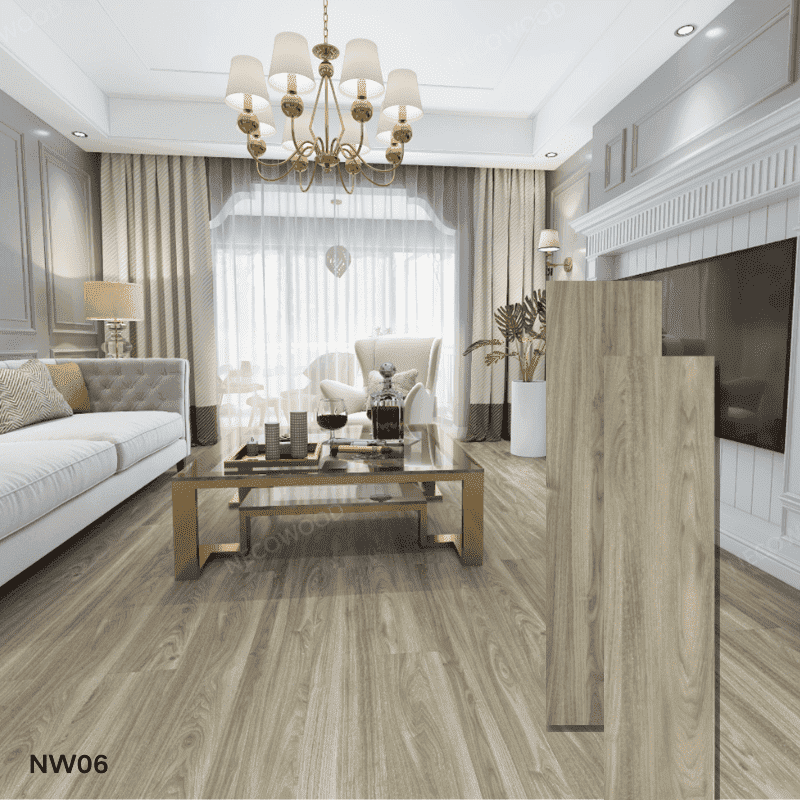 Waterproof Soundproof Ixpe Spc Vinyl Floor