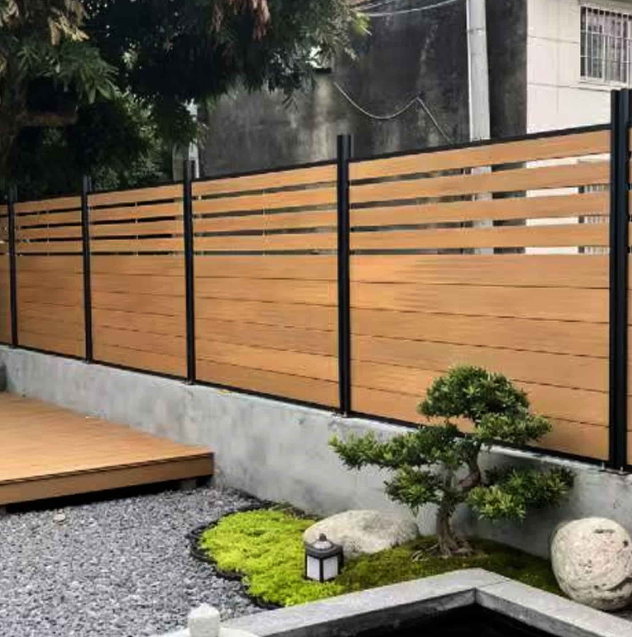Wholesale UV‑Resistant ASA WPC Yard Privacy Fence Panels