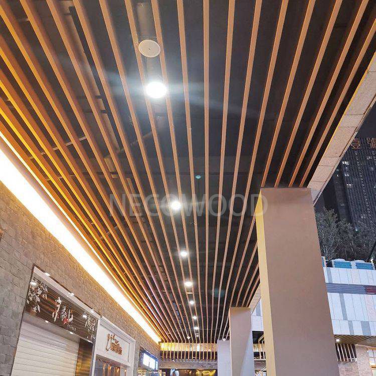 Necowood WPC Snap-On Ceiling Panels — Redefining Modern Interiors with Style and Sustainability