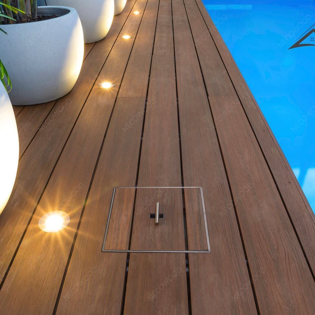 NECOWOOD PE Decking for Long Lasting Easy Care Outdoor Flooring