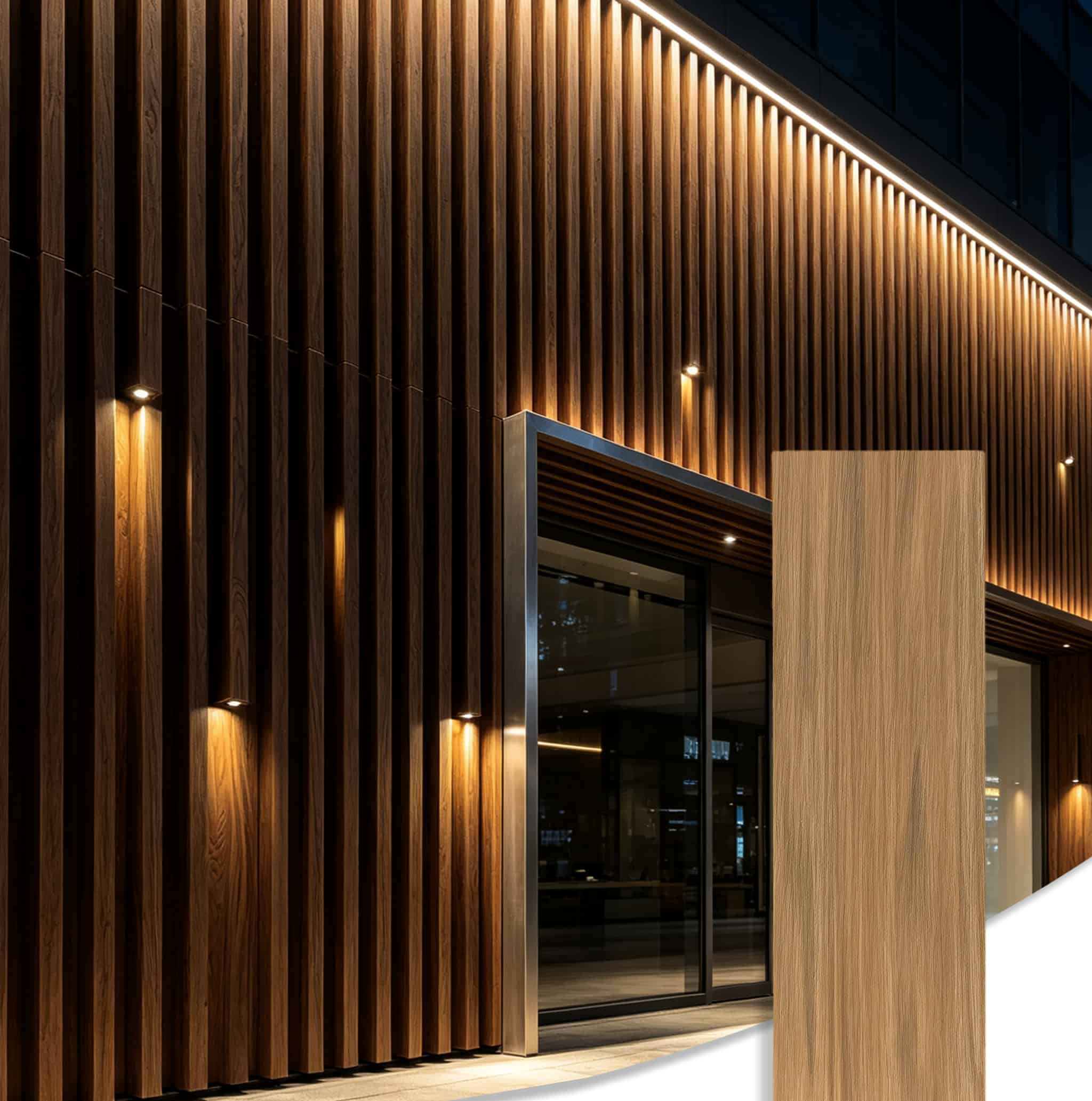 ASA Timber Tube Square Hollow Post With LED Groove