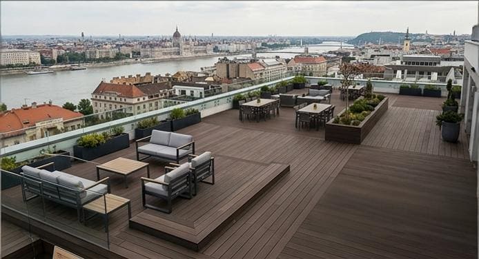 Commercial WPC installation in Constanta, Romania