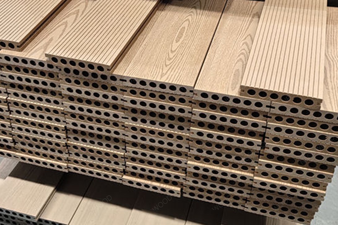Truck loading Necowood decking