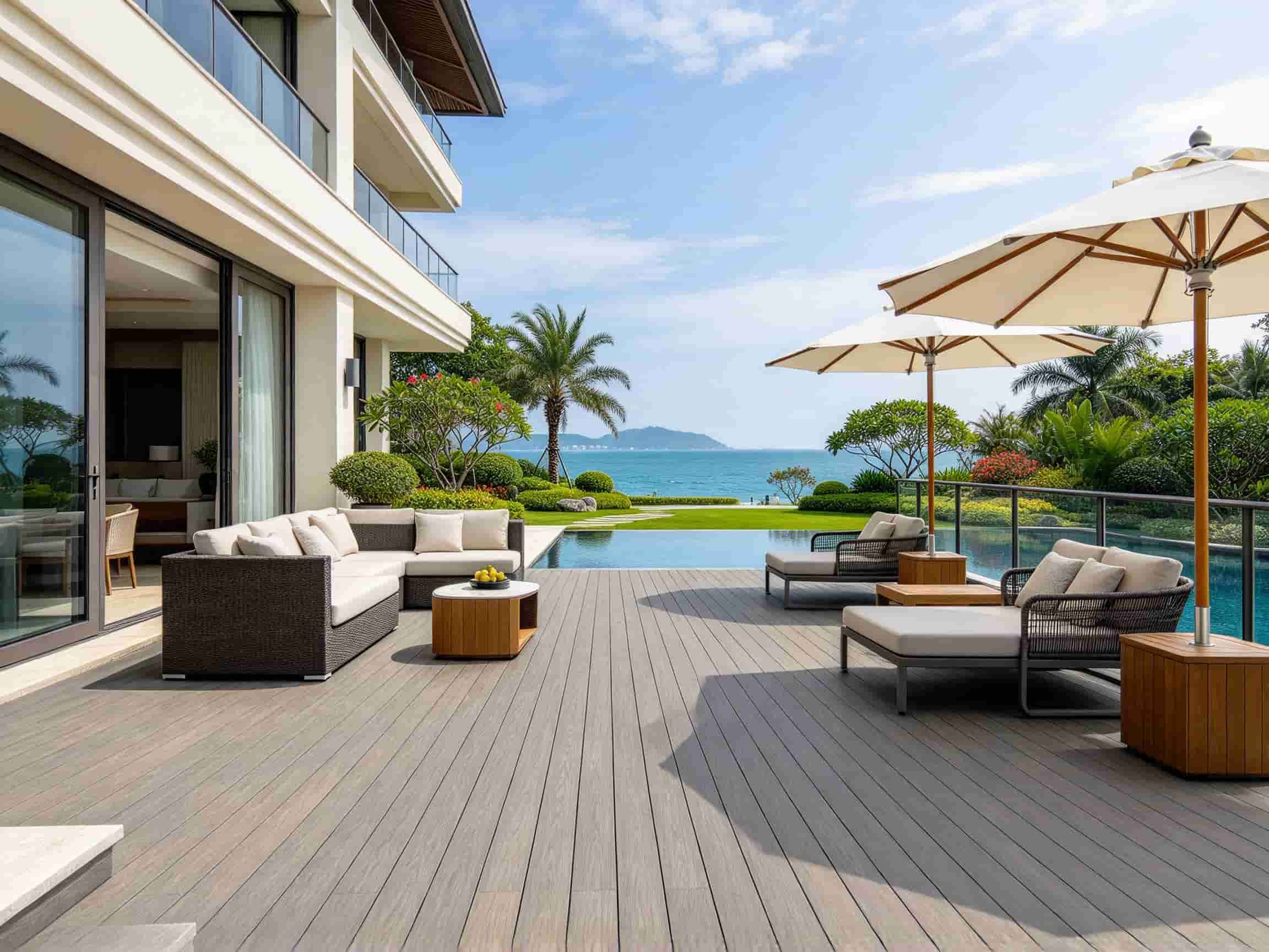 Hotel, Resort & B&B Outdoor Terrace WPC decking