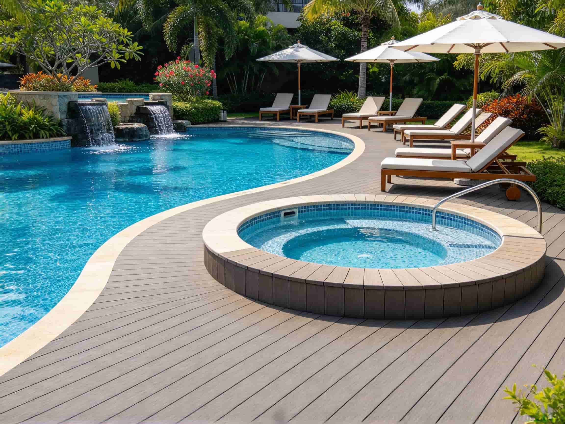 Pool Surround & SPA Decking outdoor composite flooring