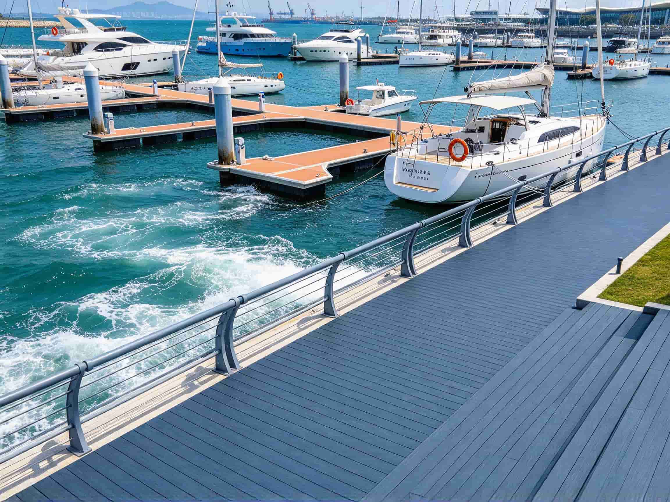 Waterfront / Marina & Coastal Platform WPC deck board