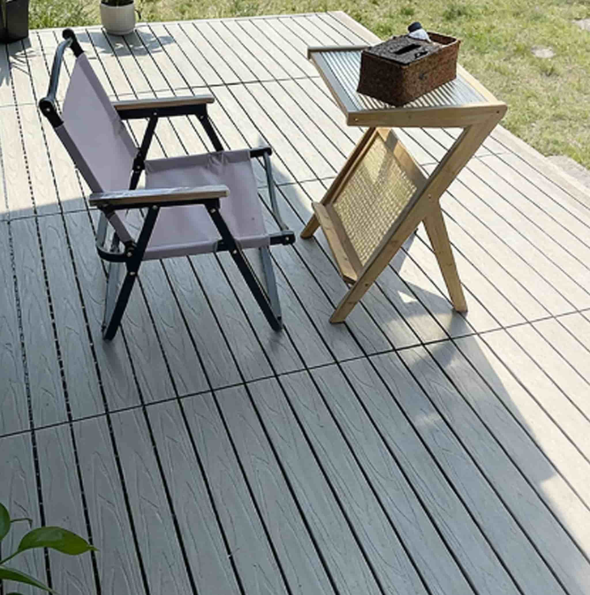 Necowood 300*600 WPC ASA DIY Patio Floor Tiles