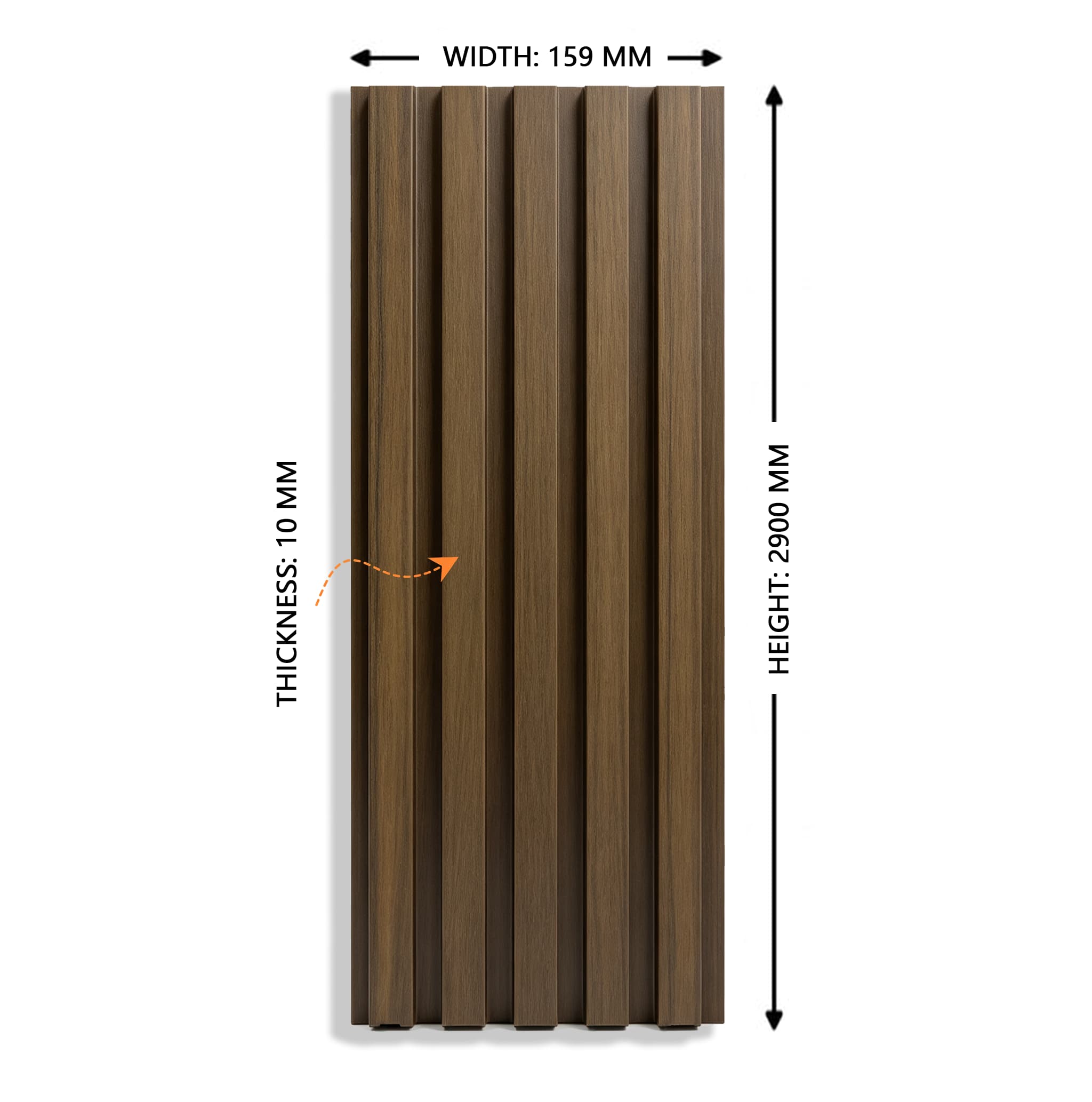Necowood ASA Wall Cladding UV Resistant Panels