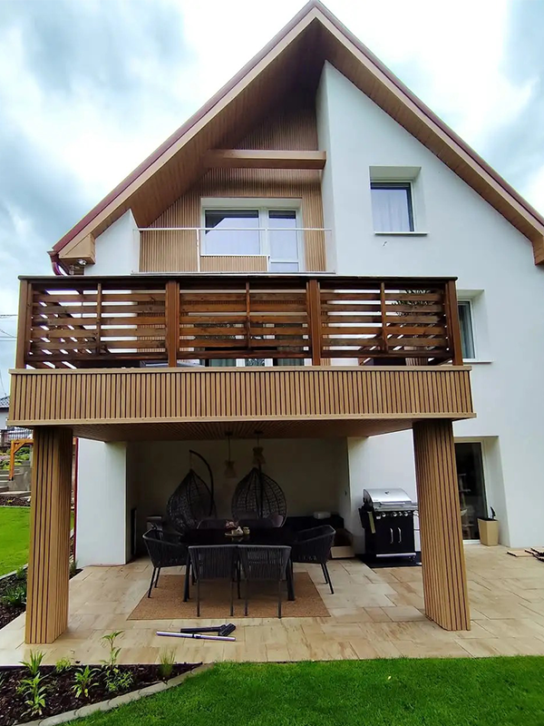 NECOWOOD Outdoor Wall Panels Applications