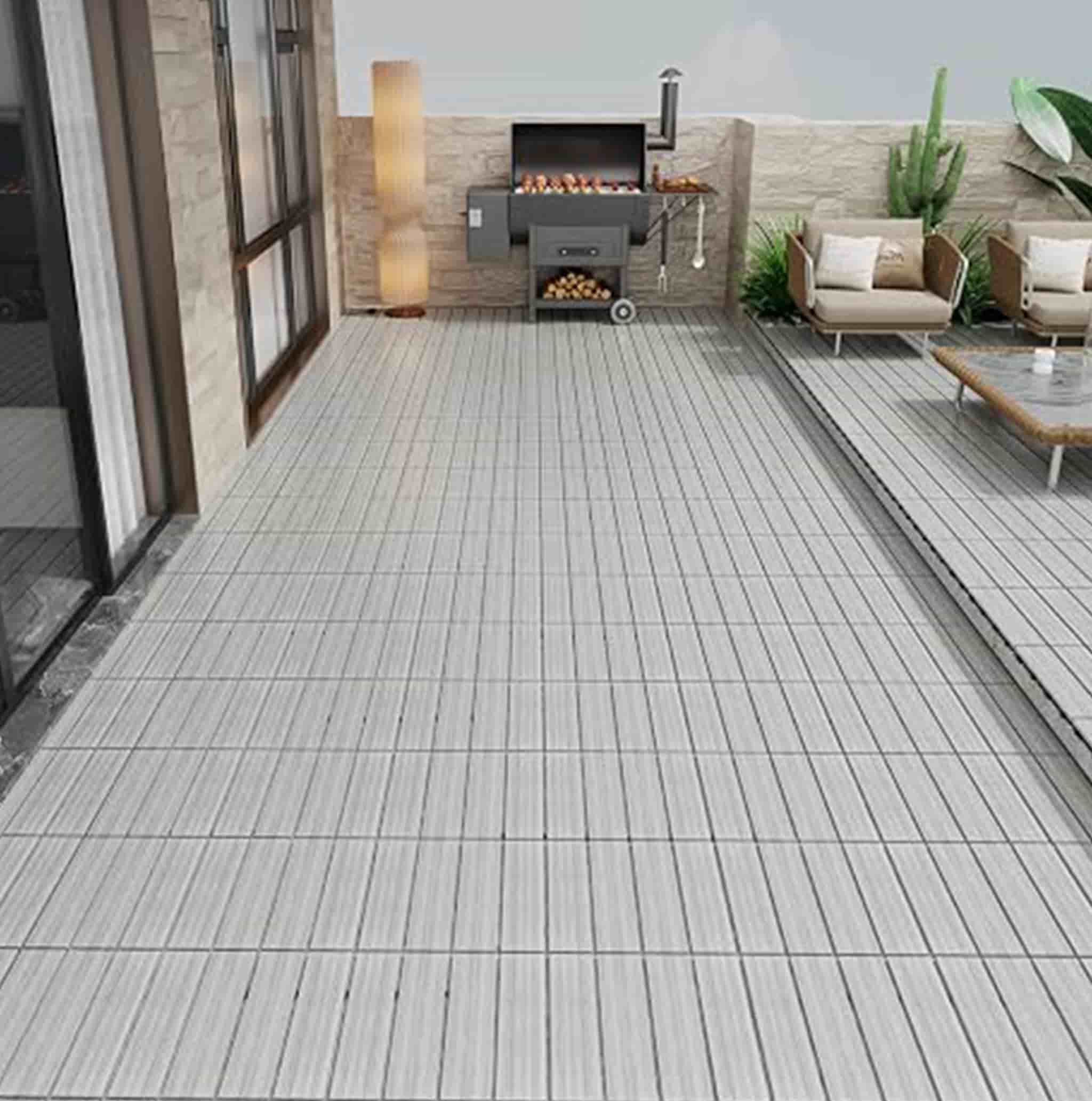 Non-Slip Easy Install Outdoor Patio Floor Tiles