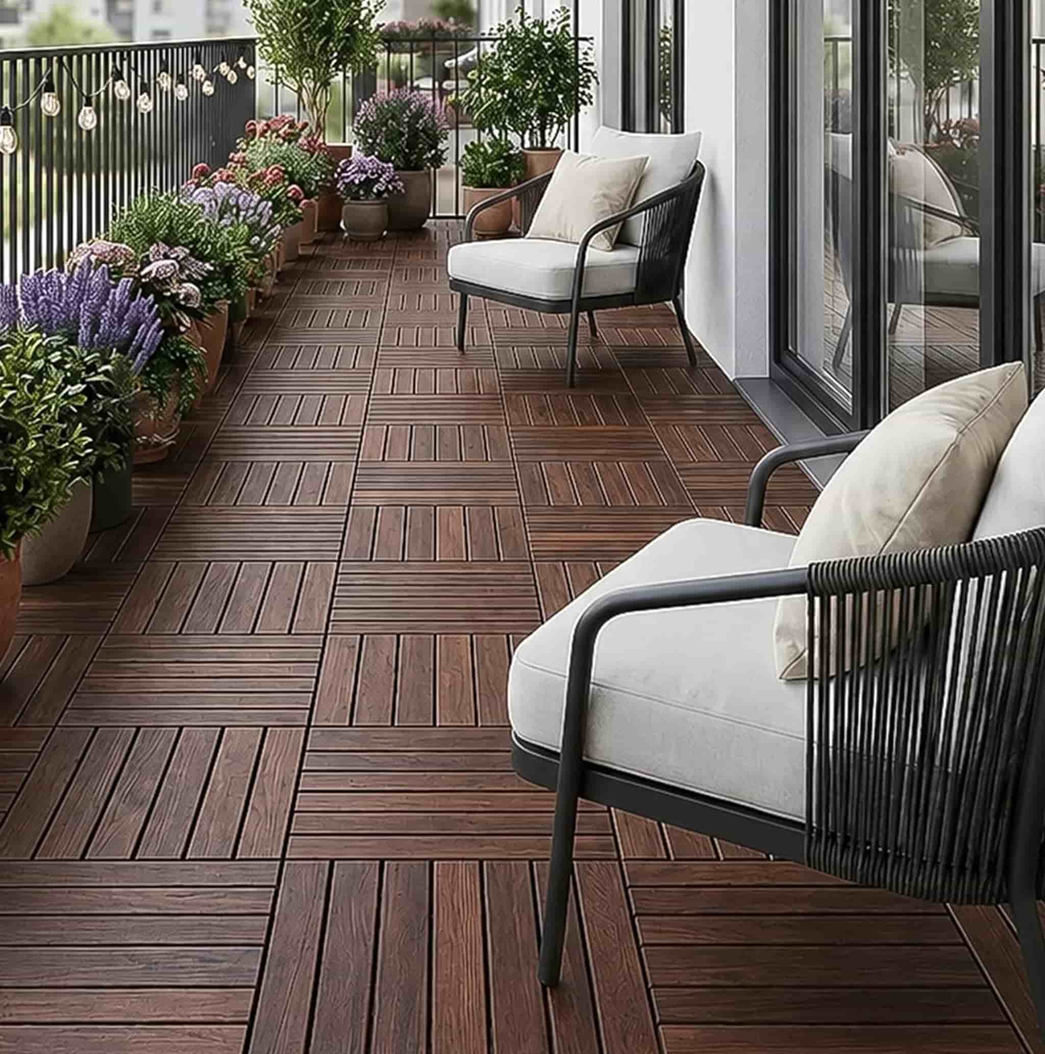 Non-Slip Easy Install Outdoor Patio Floor Tiles