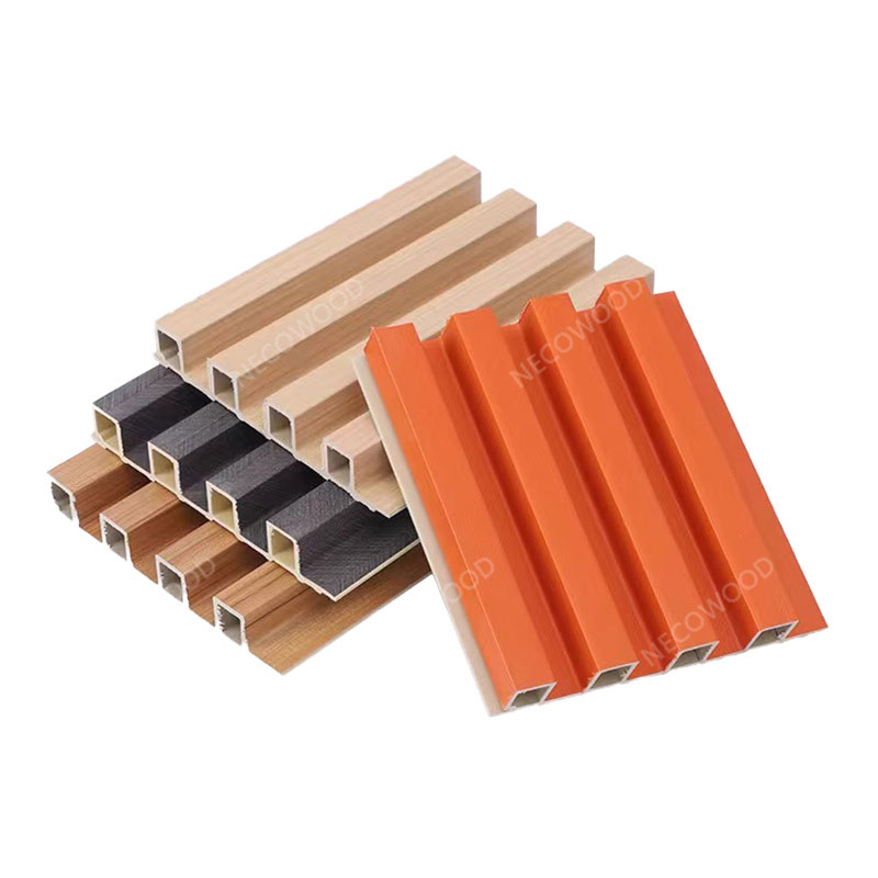 WPC Bamboo Fiber Grille Great Wall Panel