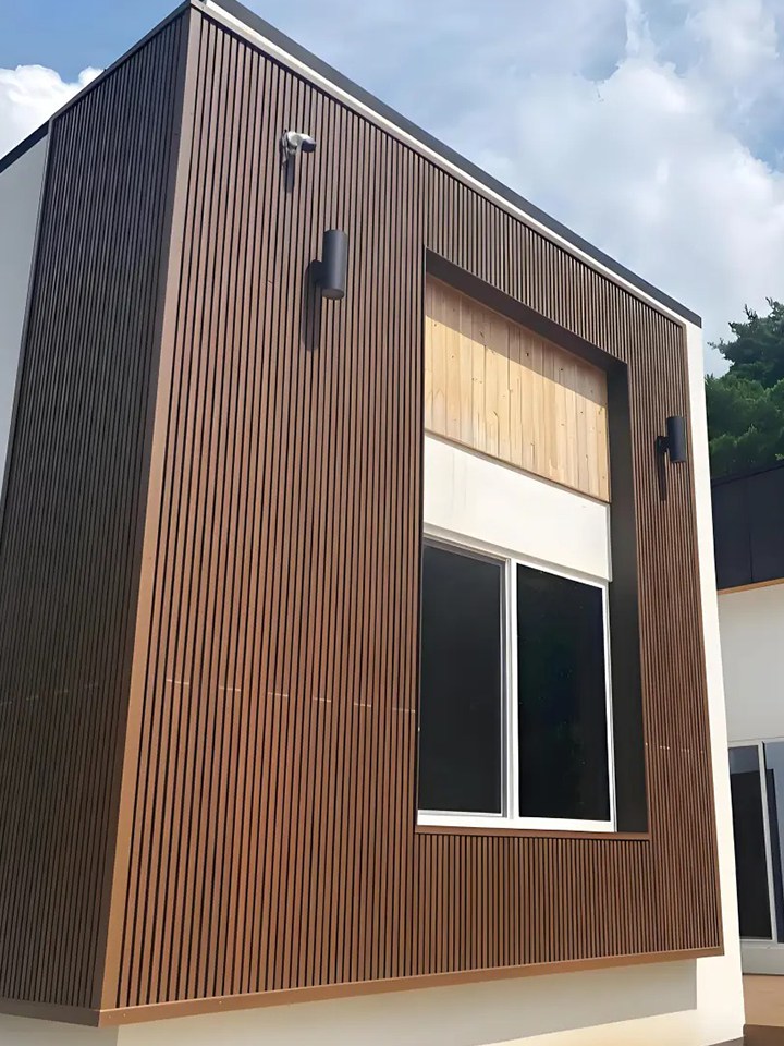 WPC Exterior Cladding Panels for Outdoor Building Facade | Global Project Case